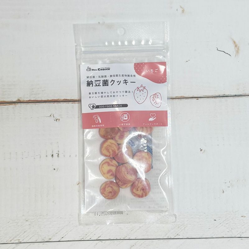 ドクターズチョイス】納豆菌クッキー 米粉 30g | ペットランドピース