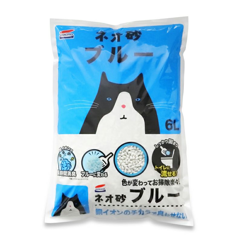 【お話中】猫砂　6L x 12袋　【未開封】 コーチョー】ネオ砂 カーボン(紙製猫砂) 6L | ペットランドピースワン
