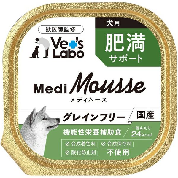 ジャパンペット】 Vet'sLabo メディムース 犬用 腎臓サポート 95g×6個