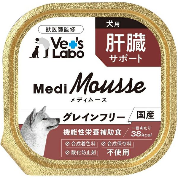 ジャパンペット】 Vet'sLabo メディムース 犬用 腎臓サポート 95g×6個