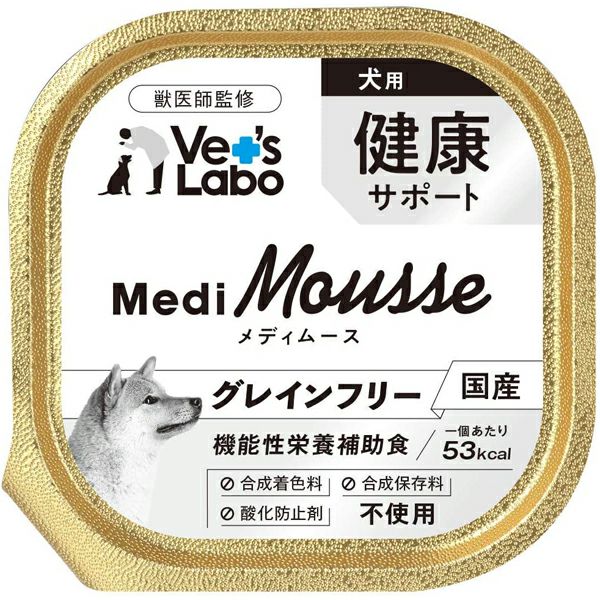 MediMousse メディムース 犬用 腎臓サポート　39個 ジャパンペット】 Vet'sLabo メディムース 犬用 腎臓サポート 95g×6個