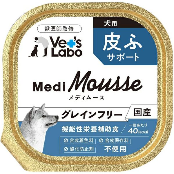 ジャパンペット】 Vet'sLabo メディムース 犬用 腎臓サポート 95g×6個